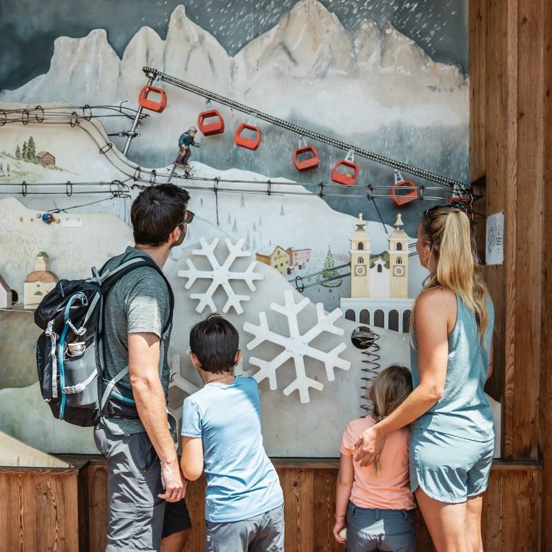 WoodyWalk Familienwanderweg Plose Brixen Dolomites