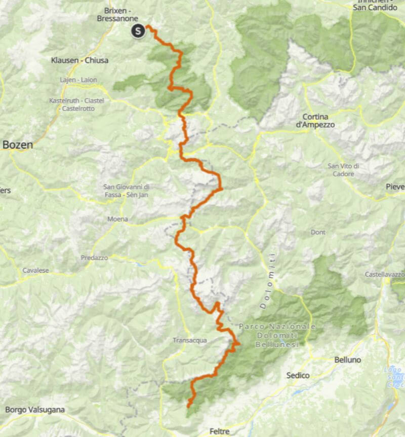 Dolomiten Höhenweg Nr. 2 Plose