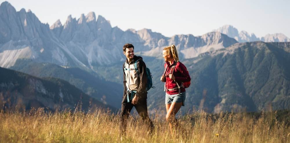 Natur pur Wandern Hüttenwanderungen Plose Brixen Dolomites