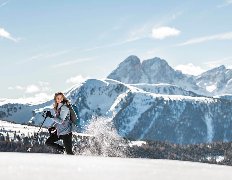 Plose Schnee- und Winterwandern in den Dolomiten