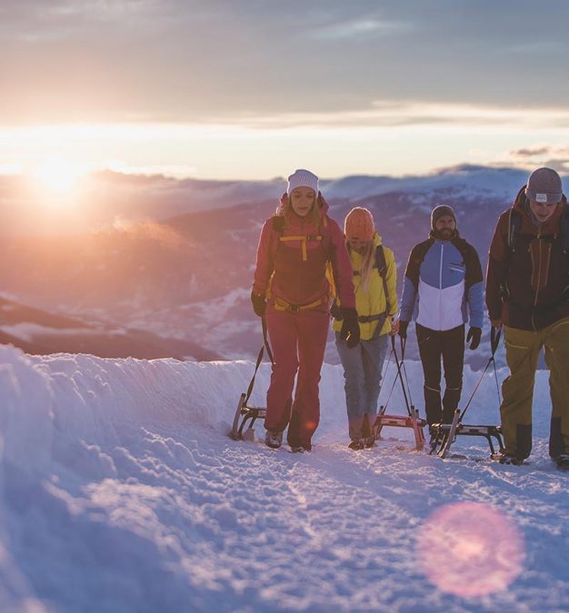 Winter walk to the Rossalm hut