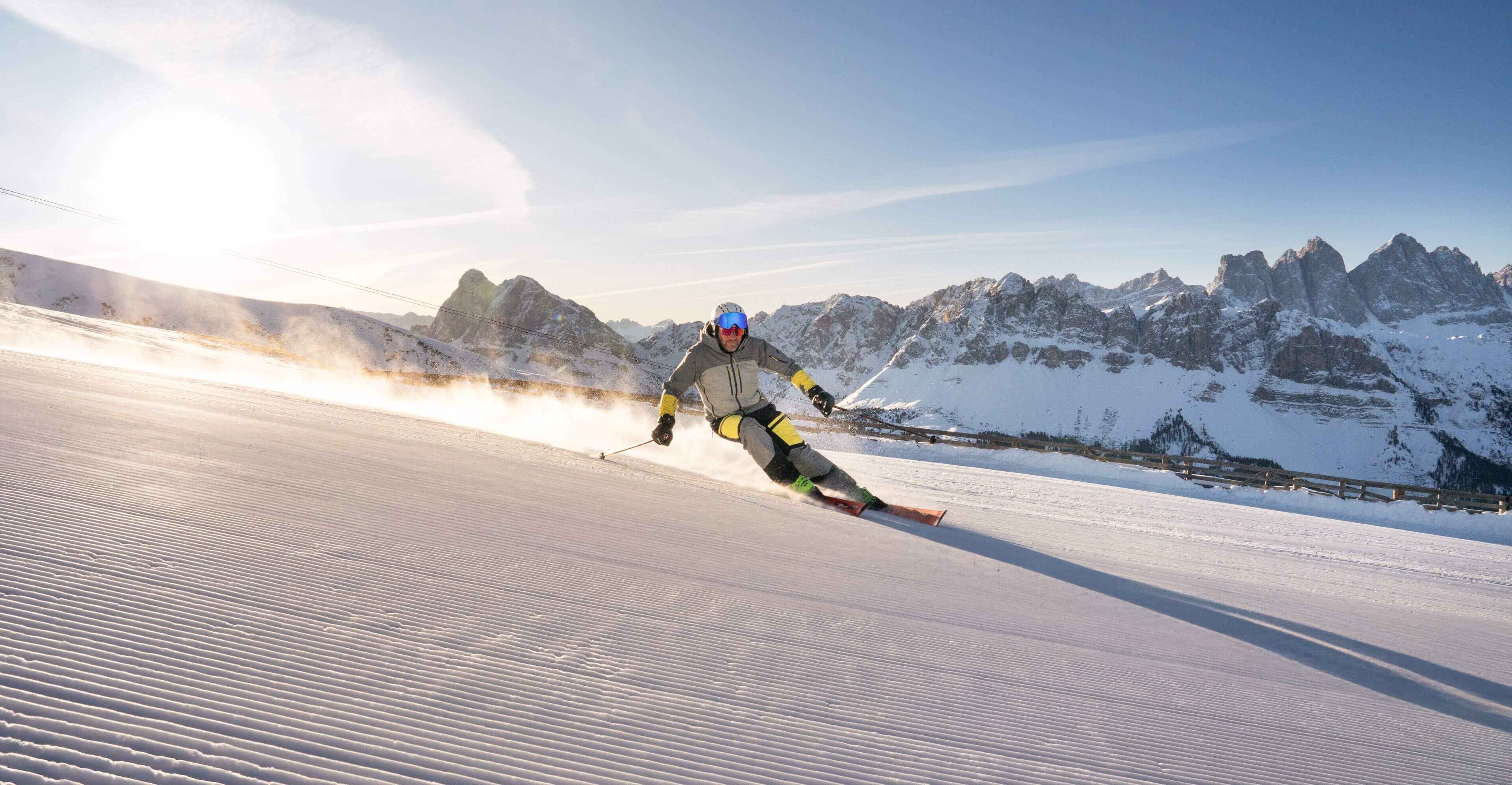 Skifahren Plose Brixen Dolomites