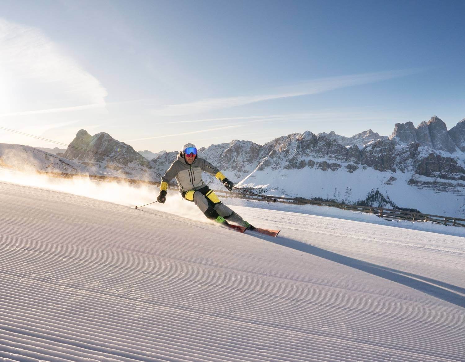 Skifahren Plose Brixen Dolomites