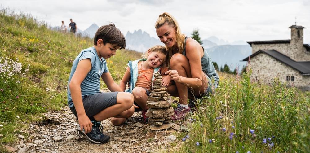 WoodyWalk Familienwanderweg Plose Brixen Dolomites