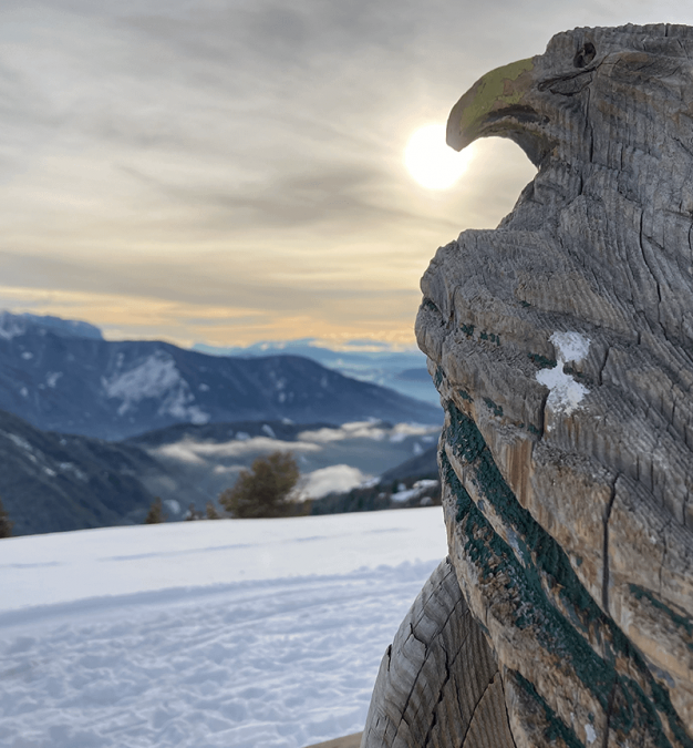 Winter walk to Skihütte/Rifugio Sci