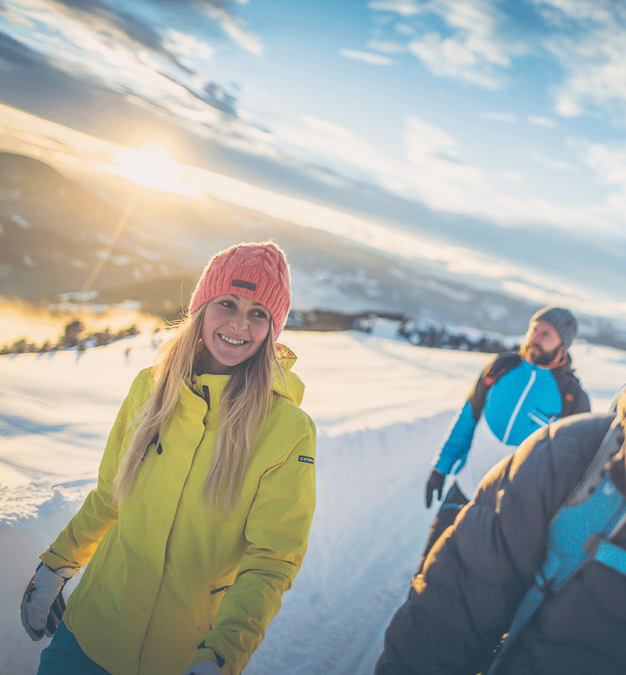 Winter walk to the Rossalm hut